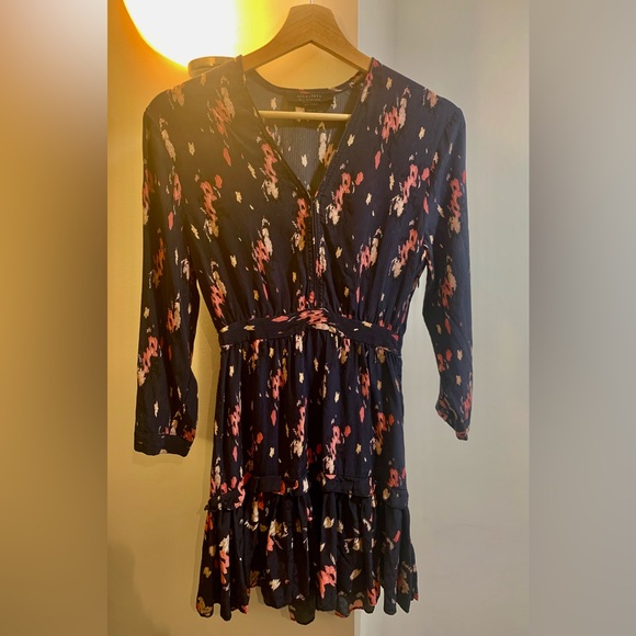 ALLSAINTS Via Mitre Kirsch Dress, Size 00 - Picture 2 of 5